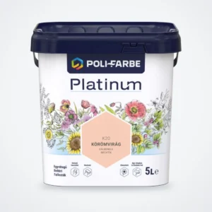 Poli-Farbe Platinum beltéri falfesték Körömvirág K20 5 L – HelloMester Kecskemét