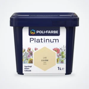 Poli-Farbe Platinum beltéri falfesték Liliom L40 1 L – HelloMester Kecskemét