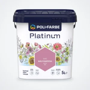 Poli-Farbe Platinum beltéri falfesték Mályvarózsa M40 5 L – HelloMester Kecskemét