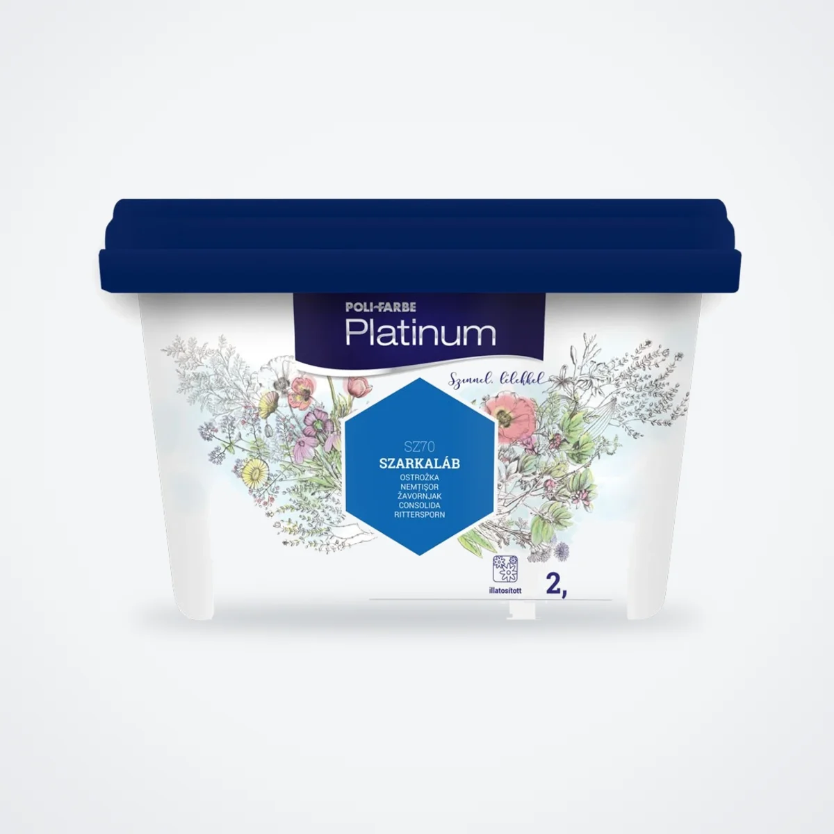 Poli-Farbe Platinum beltéri falfesték Szarkaláb SZ70 2,5 L – HelloMester Kecskemét