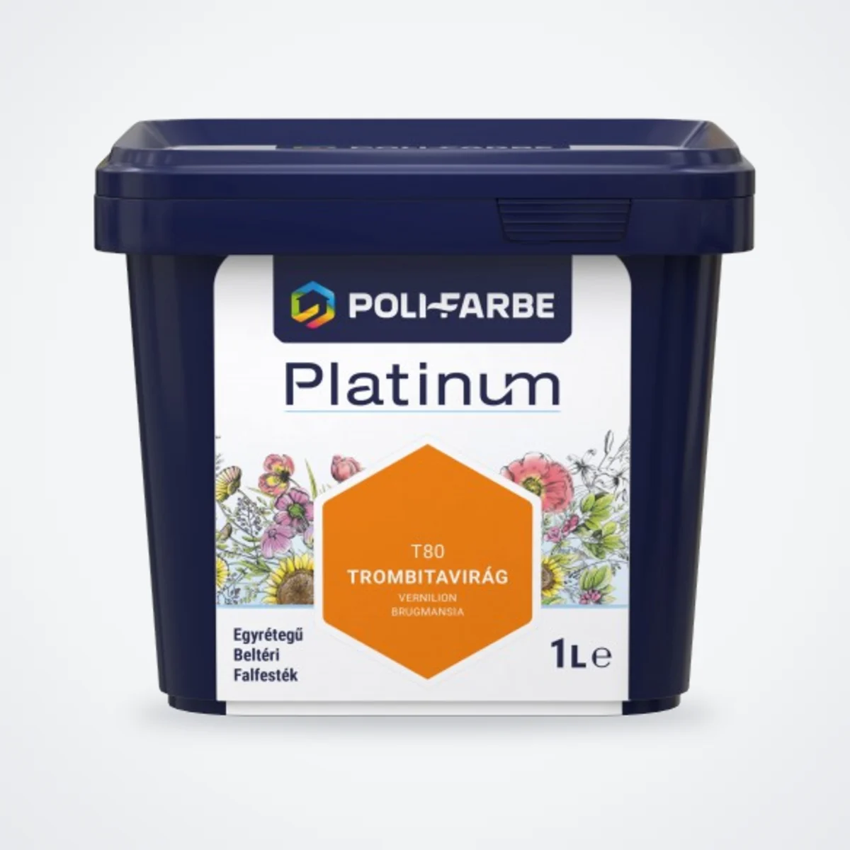 Poli-Farbe Platinum beltéri falfesték Trombitavirág T80 1 L – HelloMester Kecskemét