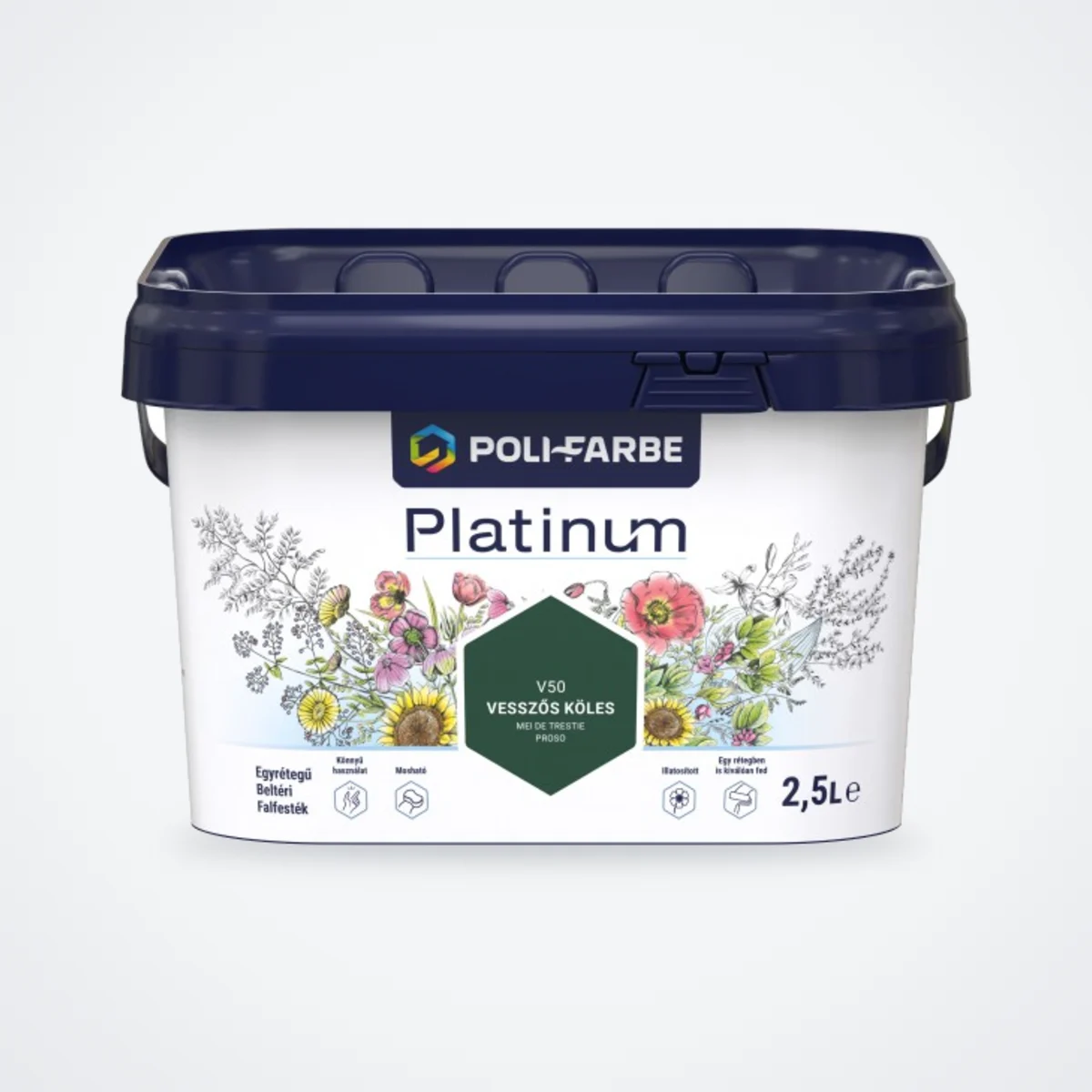 Poli-Farbe Platinum beltéri falfesték Vesszős köles V50 2,5 L – HelloMester Kecskemét