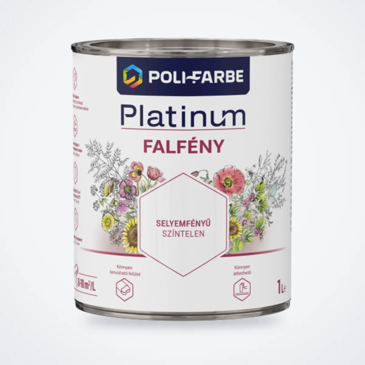 Poli-Farbe Platinum falfény színtelen 1 L – HelloMester Kecskemét