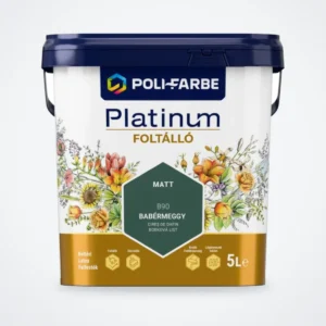 Poli-Farbe Platinum Foltálló latex falfesték Babérmeggy B90 5 L – HelloMester Kecskemét