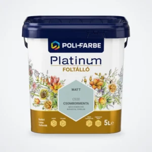 Poli-Farbe Platinum Foltálló latex falfesték Csombormenta CS20 5 L – HelloMester Kecskemét