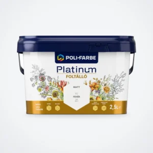 Poli-Farbe Platinum Foltálló latex falfesték Fehér F2 2,5 L – HelloMester Kecskemét