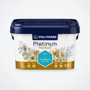 Poli-Farbe Platinum Foltálló latex falfesték Kék hortenzia K60 2,5 L – HelloMester Kecskemét