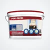 Poli-Farbe szilikát vékonyvakolat 1,5 mm kapart fehér 25 kg – HelloMester Kecskemét