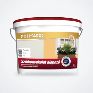 Poli-Farbe szilikon vakolatalapozó fehér 5 L – HelloMester Kecskemét