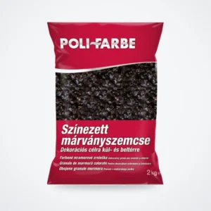 Poli-Farbe színezett márványszemcse csokibarna 1–1,5 mm 2 kg – HelloMester Kecskemét