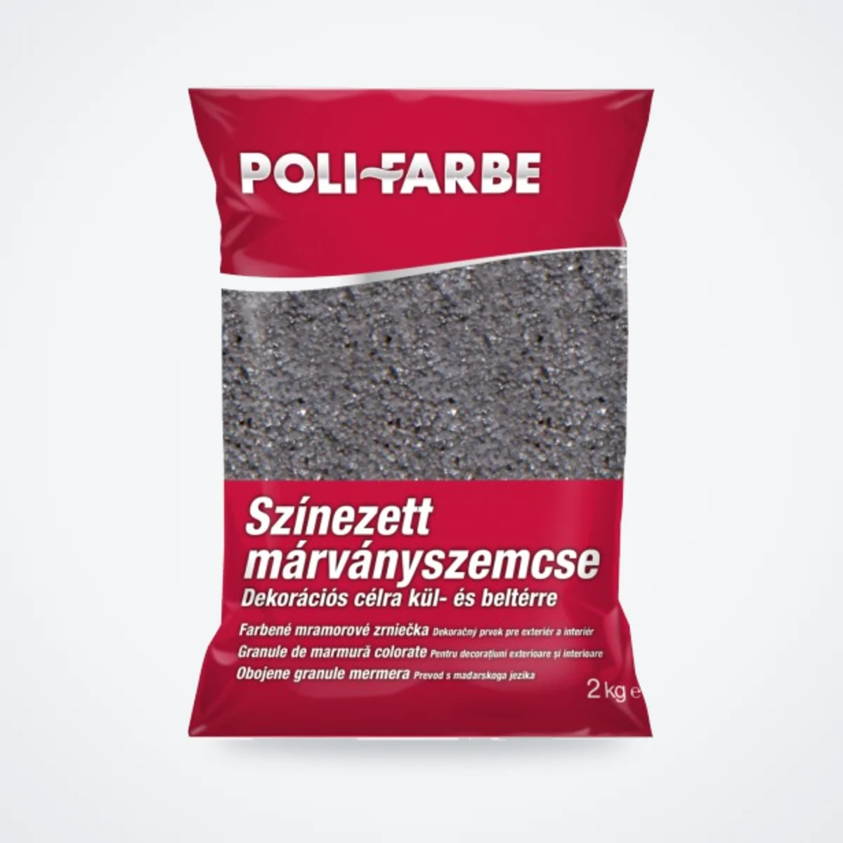 Poli-Farbe színezett márványszemcse grafit 1,0–1,5 mm 2 kg – HelloMester Kecskemét