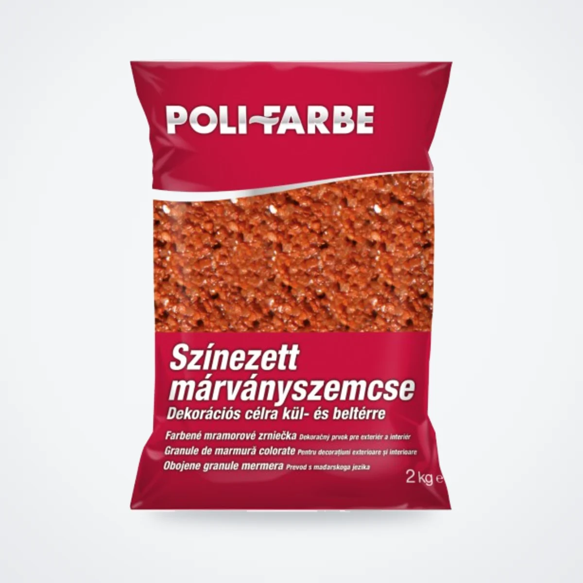Poli-Farbe színezett márványszemcse narancs 1,0–1,5 mm 2 kg – HelloMester Kecskemét