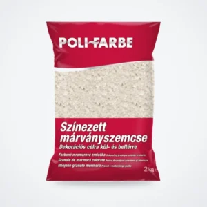 Poli-Farbe színezett márványszemcse natúr 0,5–1,2 mm 2 kg – HelloMester Kecskemét