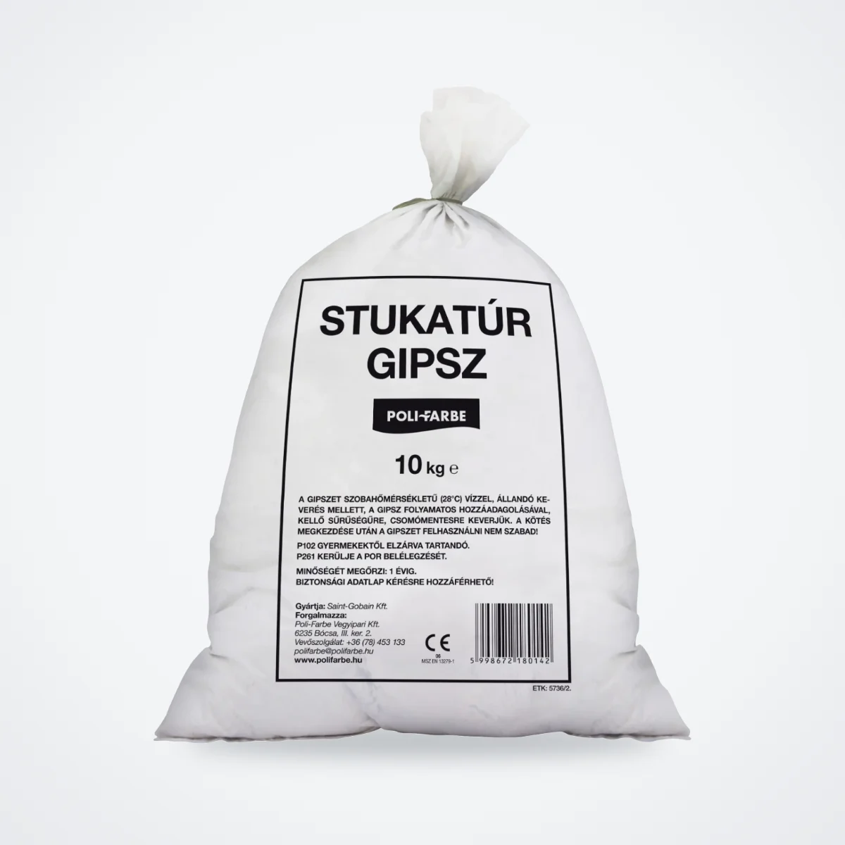 Stukatúrgipsz 10 kg – HelloMester Kecskemét