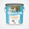 Trikolor selyemfényű kerítésfesték – 100 fehér, 2,5 L – HelloMester Kecskemét