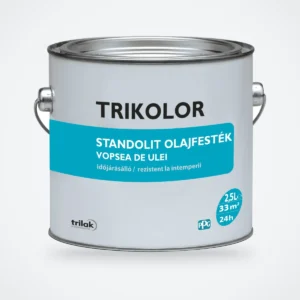 Trikolor Standolit olajfesték – 450 okker, 2,5 L – HelloMester Kecskemét