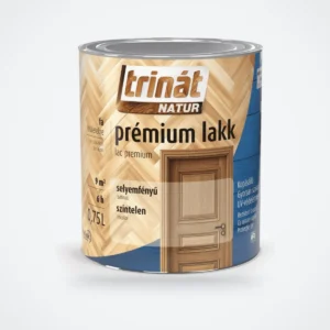 Trinát Natur Prémium lakk selyemfényű – selyemfényű lakk fára, 0,75 L – HelloMester Kecskemét