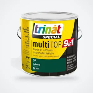 Trinát Special multiTOP 9in1 alapozó és fedőfesték – RAL 6005 mohazöld, 2,5 L – HelloMester Kecskemét