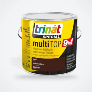 Trinát Special multiTOP 9in1 alapozó és fedőfesték – RAL 8017 csokoládébarna, 2,5 L – HelloMester Kecskemét