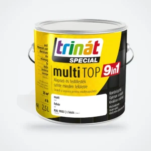 Trinát Special multiTOP 9in1 alapozó és fedőfesték – RAL 9003 fehér, 2,5 L – HelloMester Kecskemét