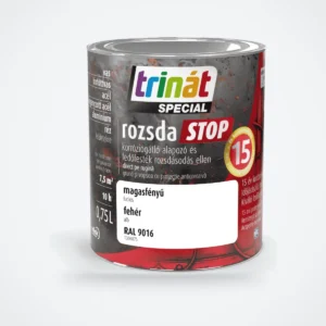 Trinát Special rozsdaSTOP magasfényű fémfesték rozsdára – RAL 9016 fehér, 0,75 L – HelloMester Kecskemét