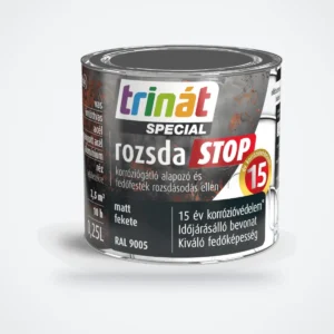 Trinát Special rozsdaSTOP matt fémfesték rozsdára – RAL 9005 fekete, 0,25 L – HelloMester Kecskemét