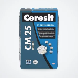 Ceresit CM 25 Fehér üvegmozaik- és márványragasztó C2TE S1, 25 kg – HelloMester Kecskemét