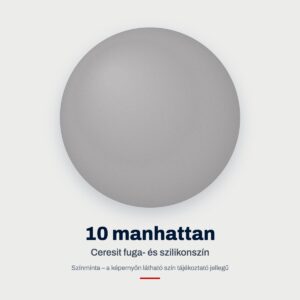 Ceresit fuga- és szilikonszín: 10 manhattan – színminta