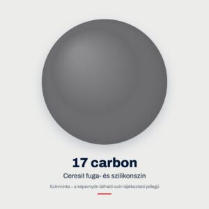 Ceresit fuga- és szilikonszín: 17 carbon – színminta