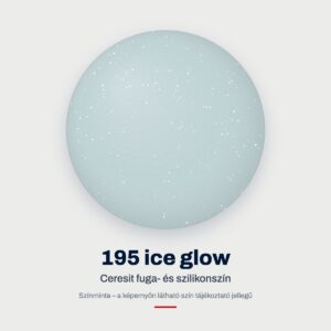 Ceresit fuga- és szilikonszín: 195 ice glow – színminta
