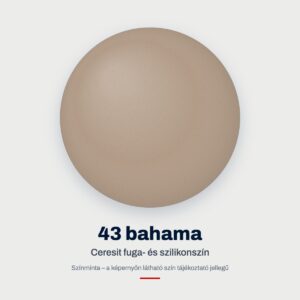 Ceresit fuga- és szilikonszín: 43 bahama – színminta