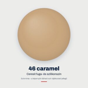 Ceresit fuga- és szilikonszín: 46 caramel – színminta