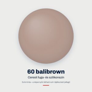 Ceresit fuga- és szilikonszín: 60 balibrown – színminta