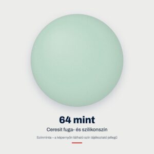 Ceresit fuga- és szilikonszín: 64 mint – színminta