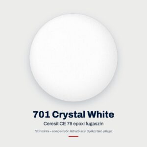 Ceresit CE 79 epoxi fugaszín: 701 Crystal White – színminta