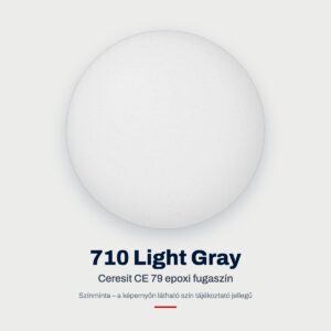 Ceresit CE 79 epoxi fugaszín: 710 Light Gray – színminta