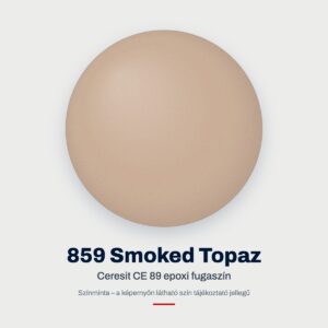 Ceresit CE 89 epoxi fugaszín: 859 Smoked Topaz – színminta