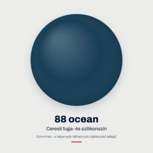Ceresit fuga- és szilikonszín: 88 ocean – színminta