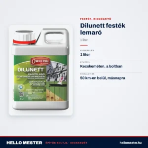Dilunett festék lemaró, 1 liter – műszaki adatok – HelloMester Kecskemét