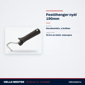 Festőhenger nyél 190mm – műszaki adatok – HelloMester Kecskemét