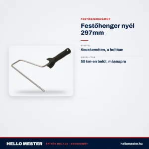 Festőhenger nyél 297mm – műszaki adatok – HelloMester Kecskemét