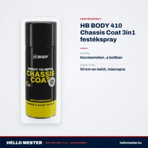 HB BODY 410 Chassis Coat 3in1 festékspray – műszaki adatok – HelloMester Kecskemét
