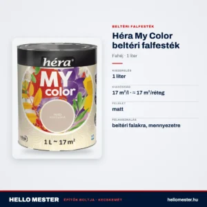Héra My Color beltéri falfesték – Fahéj, 1 L – műszaki adatok – HelloMester Kecskemét