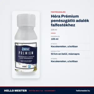 Héra Prémium penészgátló adalék falfestékhez – 105 ml – műszaki adatok – HelloMester Kecskemét