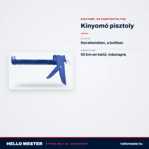 Kinyomó pisztoly – műszaki adatok – HelloMester Kecskemét
