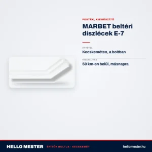 MARBET beltéri díszlécek E-7 – műszaki adatok – HelloMester Kecskemét