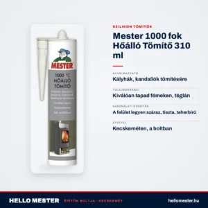 Mester 1000 fok Hőálló Tömítő 310 ml – műszaki adatok – HelloMester Kecskemét