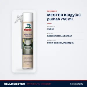 MESTER Kútgyűrű purhab 750 ml – műszaki adatok – HelloMester Kecskemét