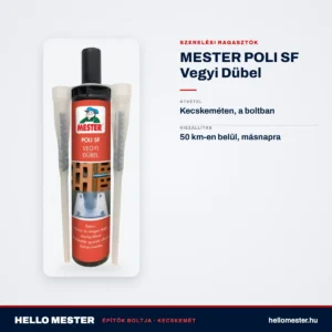 MESTER POLI SF Vegyi Dübel – műszaki adatok – HelloMester Kecskemét