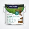 Poli-Farbe Boróka Classic vízzel hígítható vékonylazúr dió 2,5 L – HelloMester Kecskemét